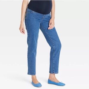 Maternity Over Belly High-Rise ‘90s Straight Jeans